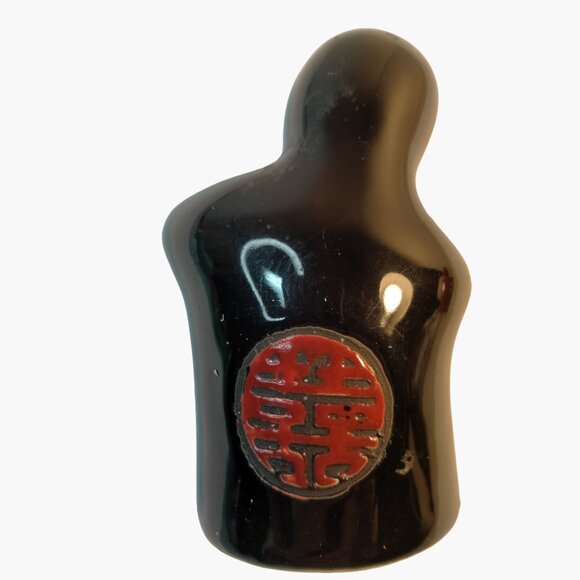Hugging Salt Pepper Shakers Black Red Embracing Hugging Japanese Ying Yang Asia - Picture 16 of 16